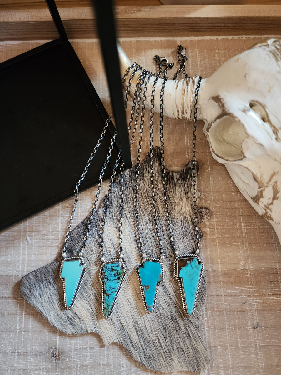 Turquoise BOLT Necklace – B Bar West & Co