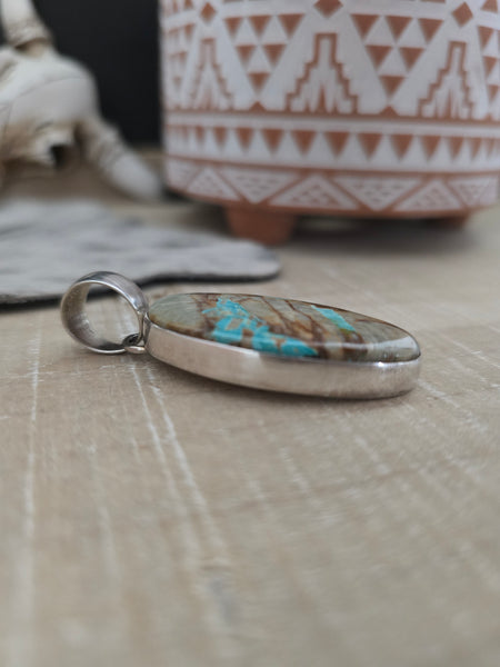 LENORA S ROYSTON TURQUOISE PENDANT