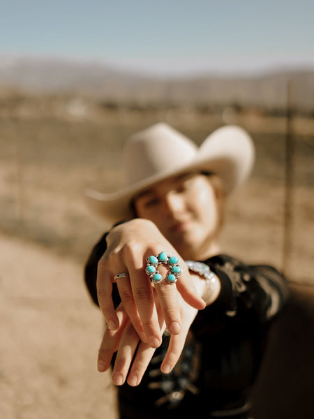 RITA DAWES TURQUOISE NAJA RING