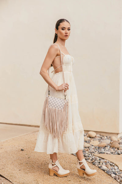 NOMAD BLANCA WITH RHINESTONES