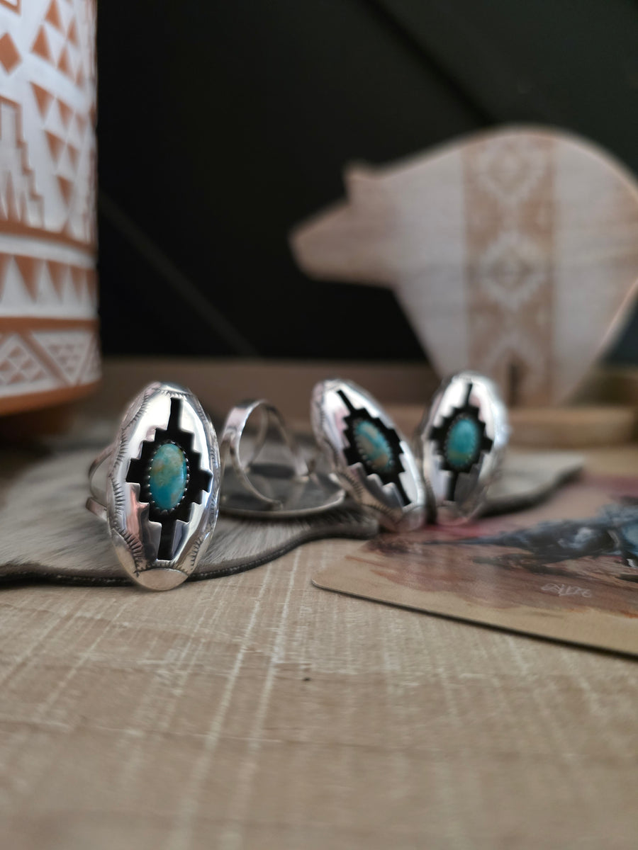 FELIX PERRY OVAL TURQUOISE RING – Kittie K Ranch and Co