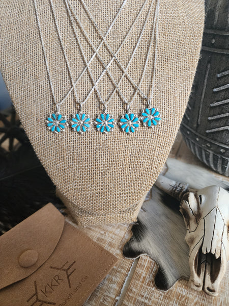 THE PETITE ZUNI CLUSTER NECKLACE