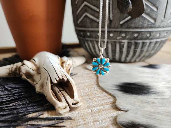 THE PETITE ZUNI CLUSTER NECKLACE