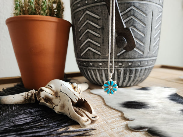 THE PETITE ZUNI CLUSTER NECKLACE