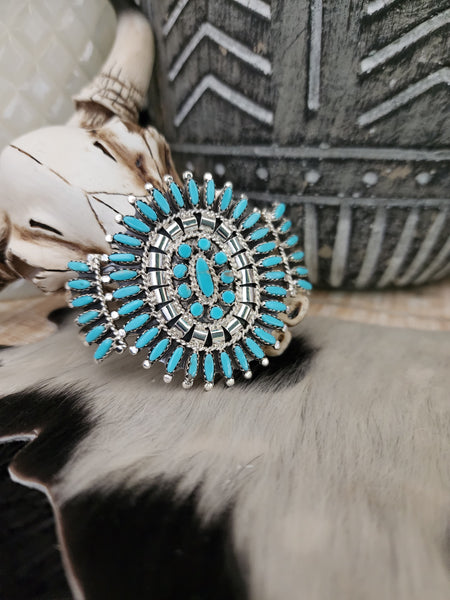 ROSEMARY TOM NEEDLEPOINT CLUSTER CUFF