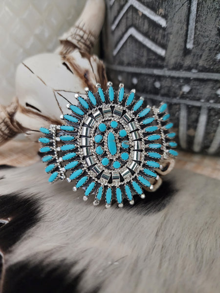ROSEMARY TOM NEEDLEPOINT CLUSTER CUFF