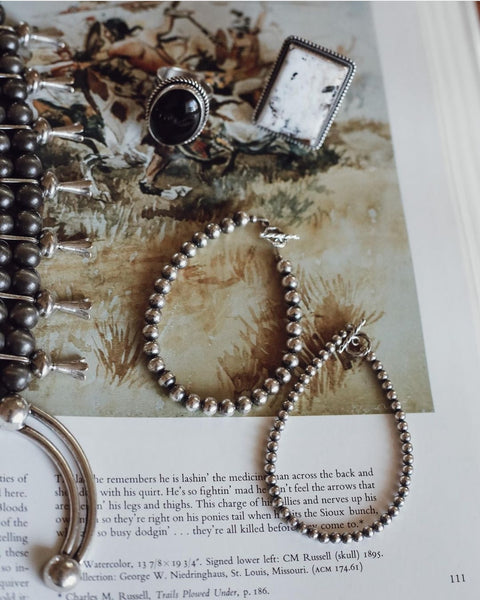 4 MM NAVAJO PEARL BRACELET