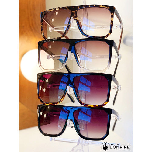 Ignite Black and Tortoise American Bonfire Co Sunglasses