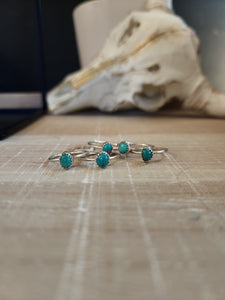 DOROTHY YAZZIE NUGGET TURQUOISE RING
