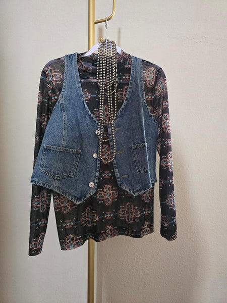 THE DENIM DARLIN' VEST