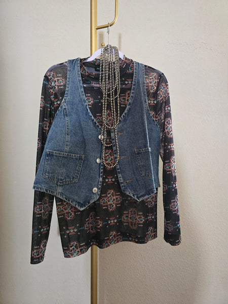 THE DENIM DARLIN' VEST