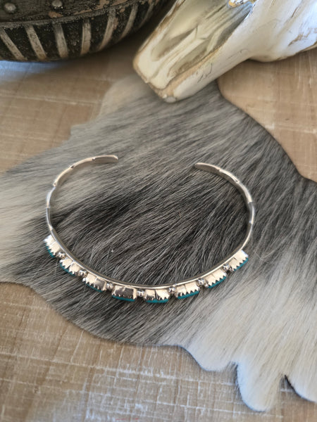 MURRY HANNAWEEKA ZUNI TURQUOISE BRACELET