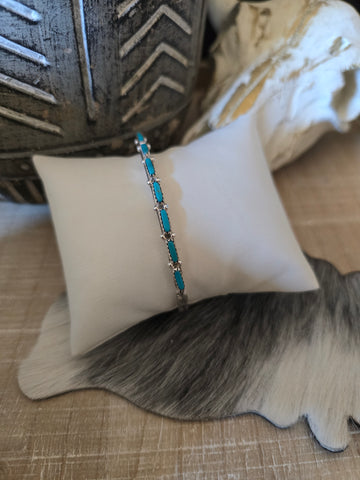 MURRY HANNAWEEKA ZUNI TURQUOISE BRACELET