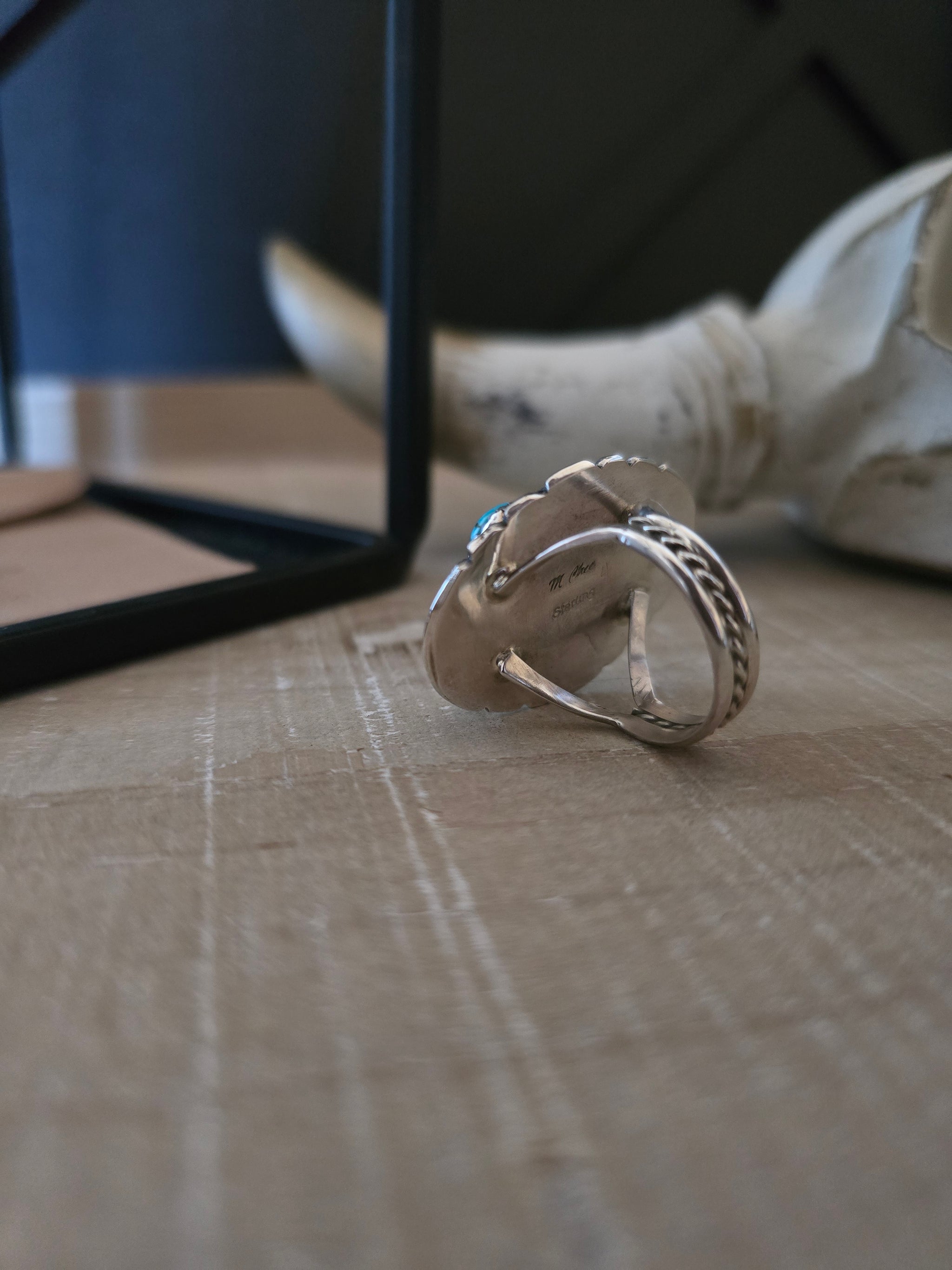 MELVIN CHEE TURQUOISE CLUSTER RING – Kittie K Ranch and Co