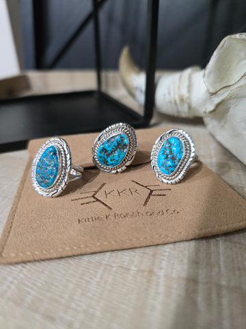 JADENNA FRANK TURQUOISE OVAL RING