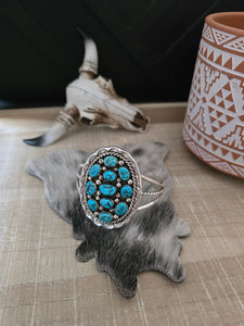 CHESTER CHARLEY KINGMAN TURQUOISE  CUFF