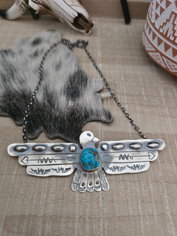 TIM YAZZIE THUNDERBIRD NECKLACE