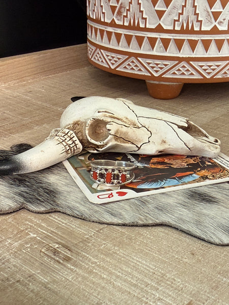 ELVIRA CADMAN CORAL STONE RING