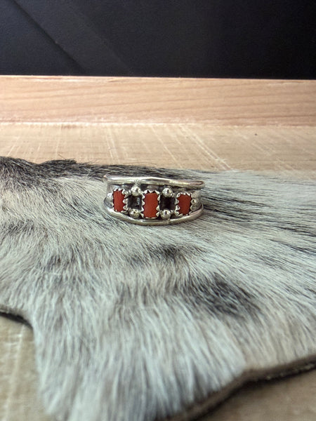 ELVIRA CADMAN CORAL STONE RING