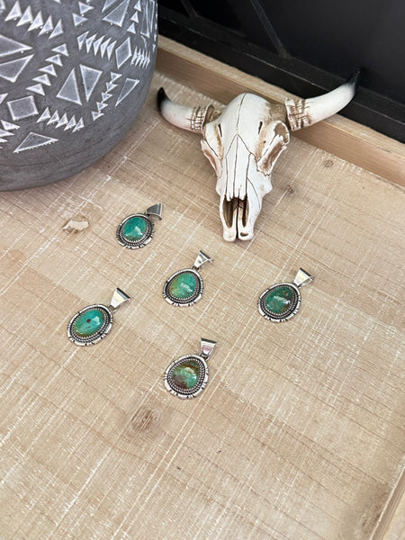 ALICE JOHNSON SONORAN TURQUOISE PENDANT