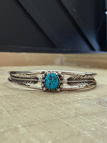 KRISTEN ELLA COWBOY TURQUOISE CUFF