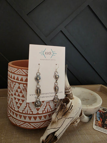MARCUS GISHAL CONCHO DANGLE EARRINGS