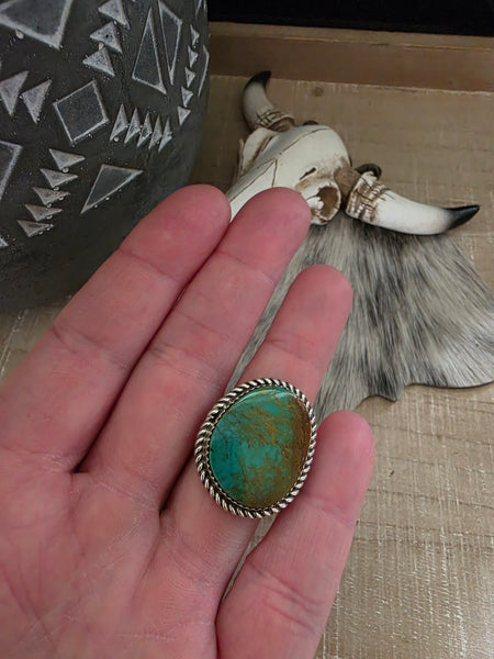 CALVIN JAMES TURQUOISE STONE RING