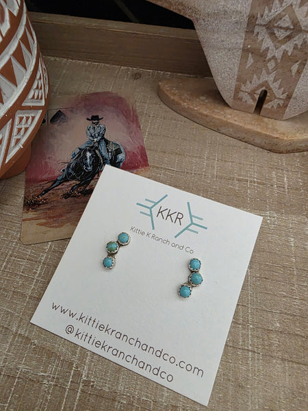 SYLVIA CHEE TRINITY KINGMAN EAR CRAWLER STUDS