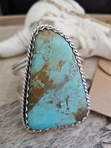 RENA SHELLY #8 TURQUOISE CUFF