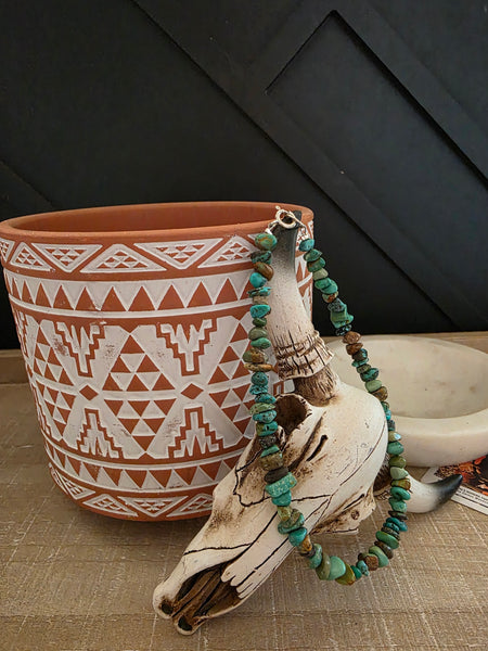 VALARIE JOHNSON TURQUOISE ANKLET LARGE BRACELET