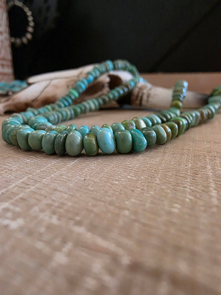 VALERIE JOHNSON TURQUOISE NUGGET NECKLACE