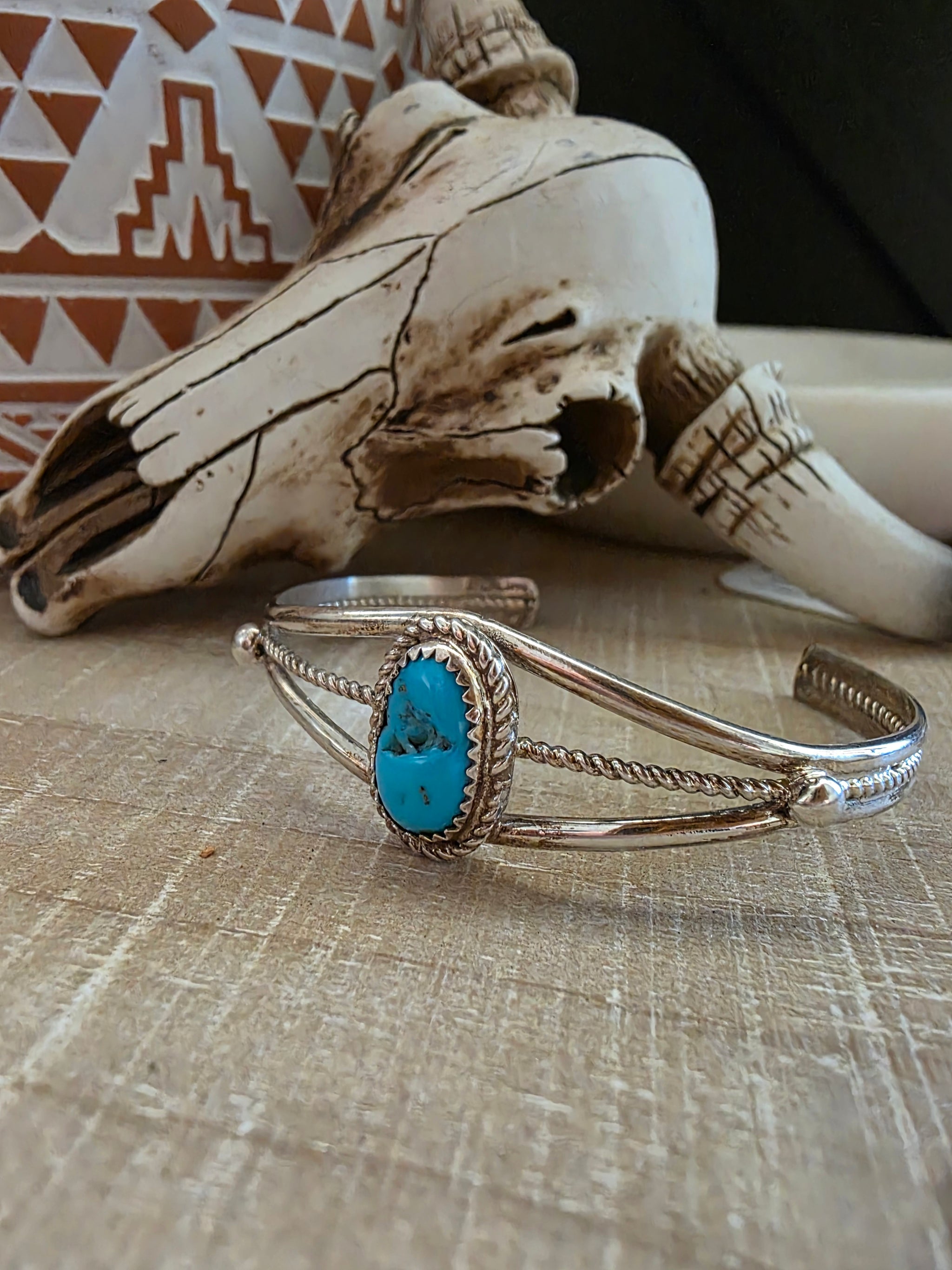 DAVID MORRIS TURQUOISE NAVAJO CUFF – Kittie K Ranch and Co