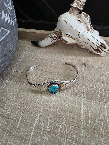 MARCUS GISHAL TWIST WIRE TURQUOISE CUFF