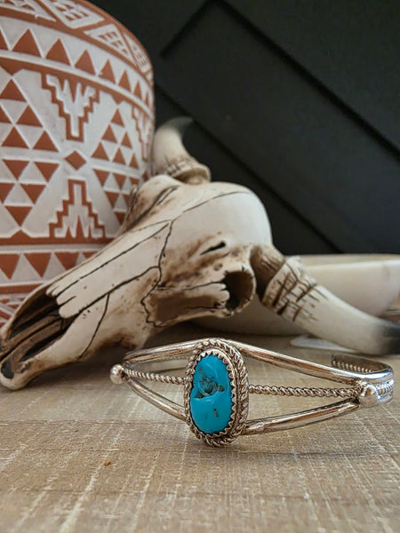 DAVID MORRIS TURQUOISE NAVAJO CUFF