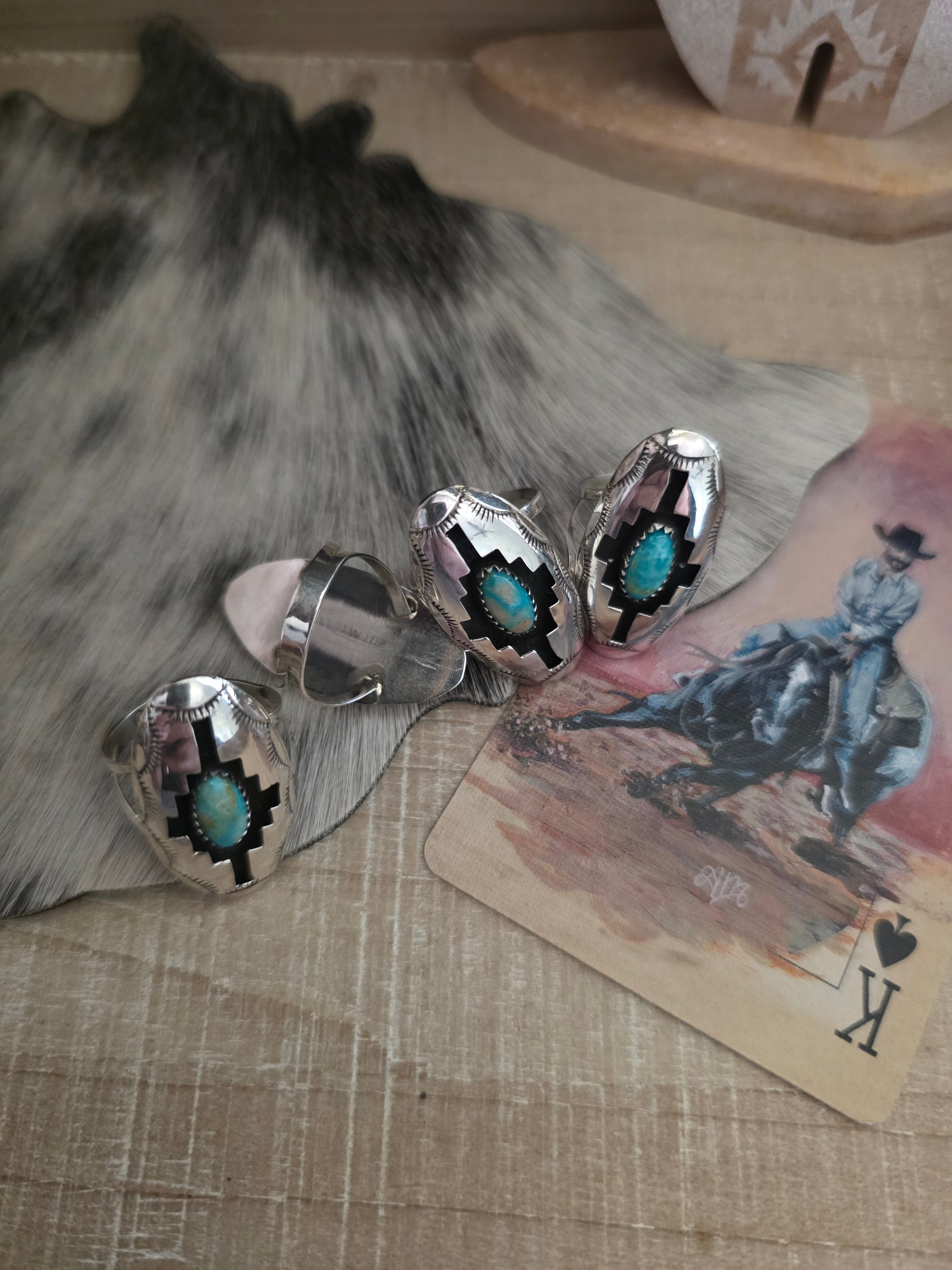 FELIX PERRY OVAL TURQUOISE RING – Kittie K Ranch and Co