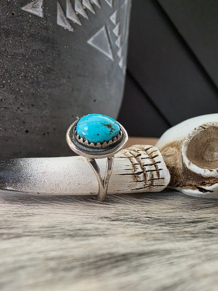 KRISTEN ELLA COWBOY TURQUOISE RING