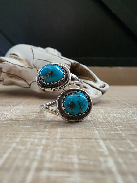 LETRICIA LARGO DOUBLE TURQUOISE STONE RING