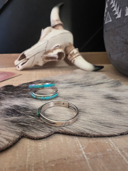 JAMIE JOHNSON THIN TURQUOISE BAND