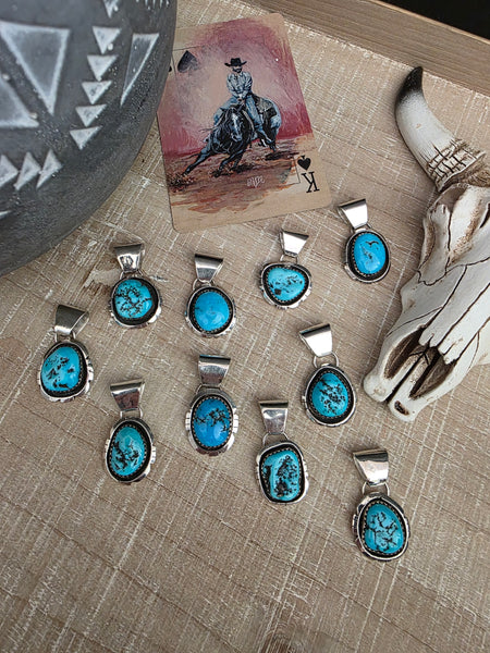 MICHAEL McCRAY TURQUOISE PENDANT