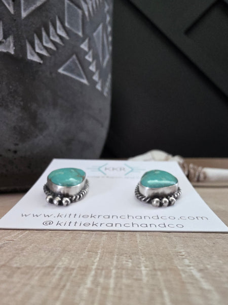 ELOUISE KEE ROYSTON TURQUOISE STUDS