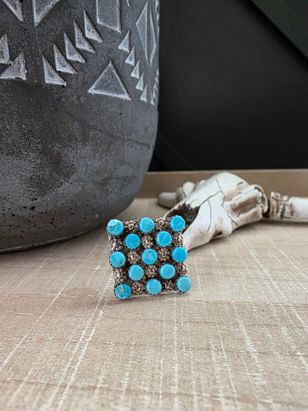 JASON BENALLY THIRTEEN STONE SQUARE RING