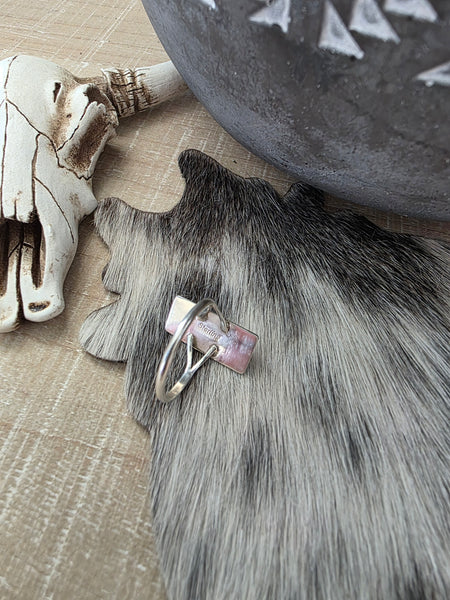 THERESA KINSEL THREE LAPIS STONE RING