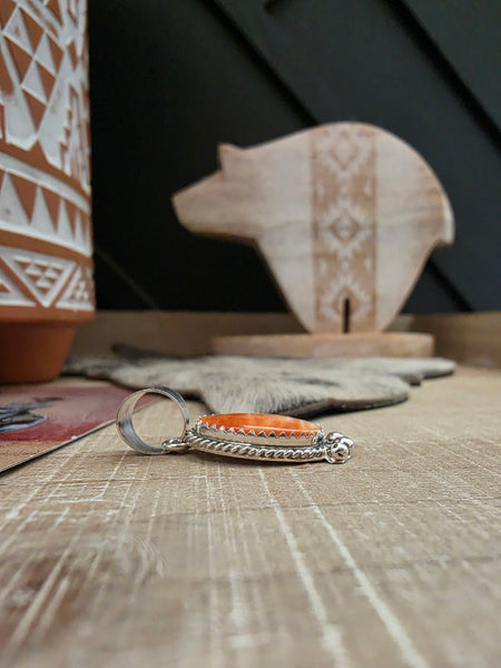 BYRON BEGAY ORANGE SPINY OYSTER PENDANT