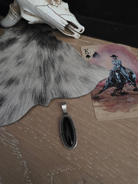 SCOTT SKEETS BLACK ONYX PENDANT