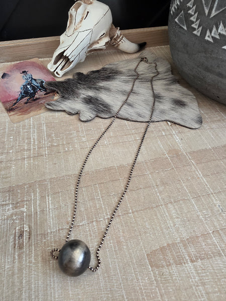 STERLING SILVER DESERT PEARL NECKLACE