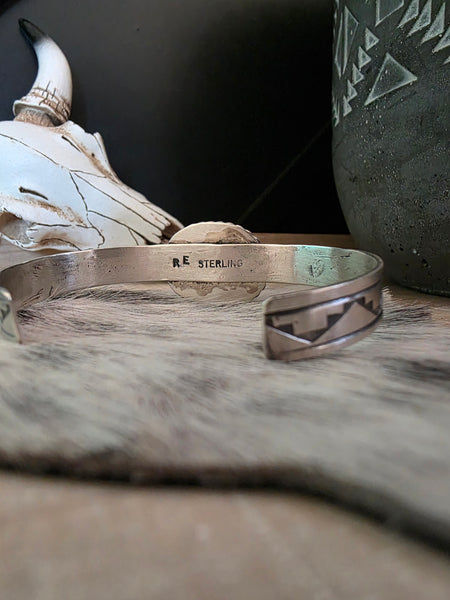RICK ENRIQUEZ NAVAJO TURQUOISE CUFF