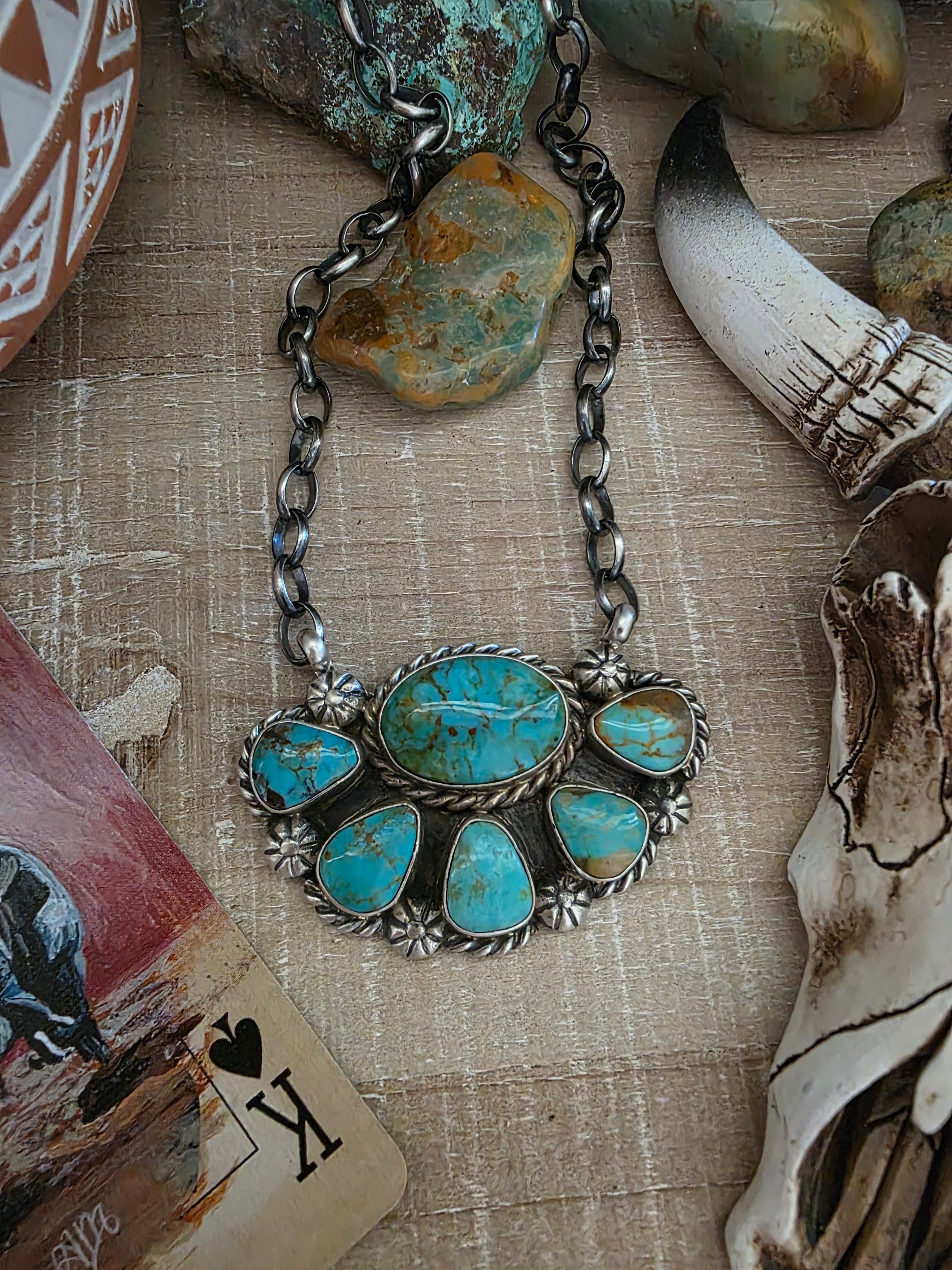【U LAN】24SS★ [LAN ARCHIVE] The Turquoise Necklace U LAN】24SS☆ [LAN ARCHIVE] The Turquoise Necklace (U LAN