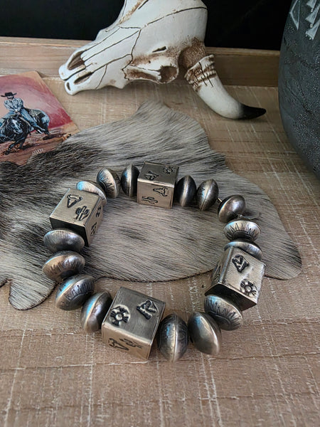 SOPHIA BECENTI HANDMADE NAVAJO PEARL BRACELET