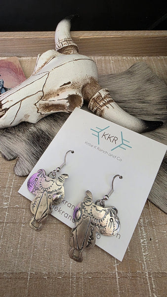 THE TIM YAZZIE SADDLE EARRINGS