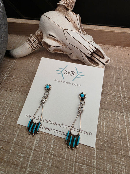 ALBERT REYA TEARDROP DANGLE EARRINGS